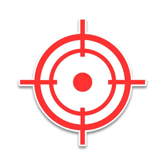 Target Bumper Sticker waterproof vinyl decal for laptop, bike, car & bottle