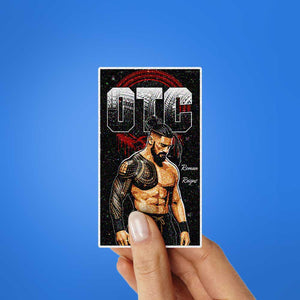 Tattooed Fighter Glitter Sticker - Glitter Stickers | STICK IT UP