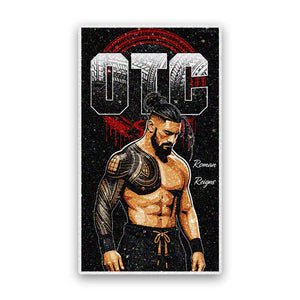 Tattooed Fighter Glitter Sticker - Glitter Stickers | STICK IT UP