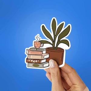 Tea Break Sticker waterproof vinyl decal for laptop, bike, car & bottle
