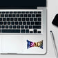 Teach Peace Holographic Stickers - Holographic stickers | STICK IT UP