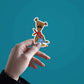 Teddy Sticker waterproof vinyl decal for laptop, bike, car & bottle