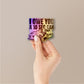 Ten Second Car Holographic Stickers