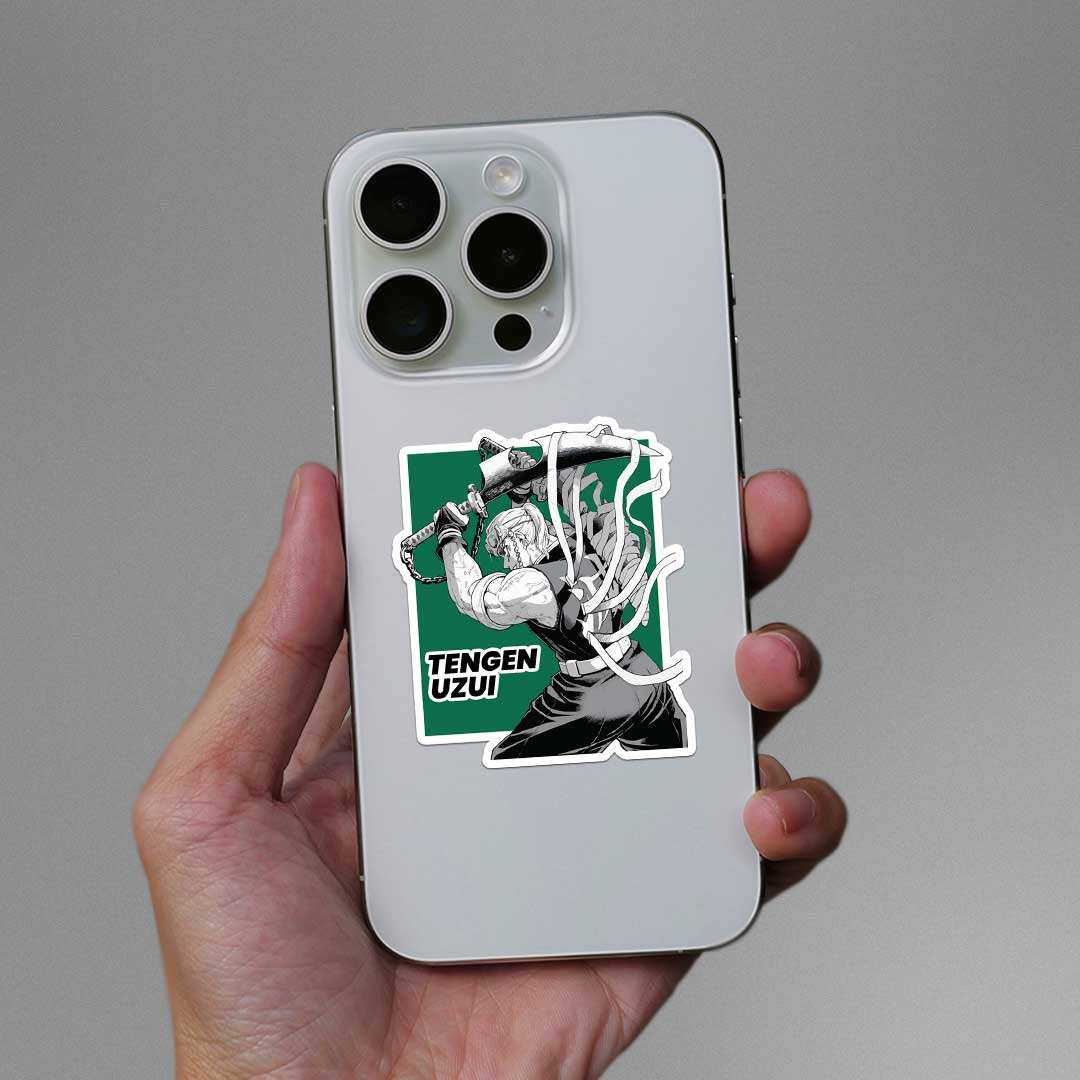 Tengen Uzui With Sword Sticker - STICK IT UP