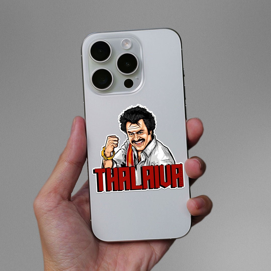Thalaiva Sticker waterproof vinyl decal for laptop, bike, car & bottle