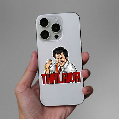 Thalaiva Sticker waterproof vinyl decal for laptop, bike, car & bottle