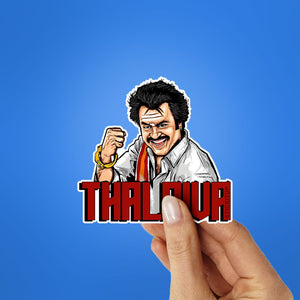 Thalaiva Sticker waterproof vinyl decal for laptop, bike, car & bottle