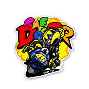 The Doctor 46 Sticker waterproof vinyl decal for laptop, bike, car & bottle