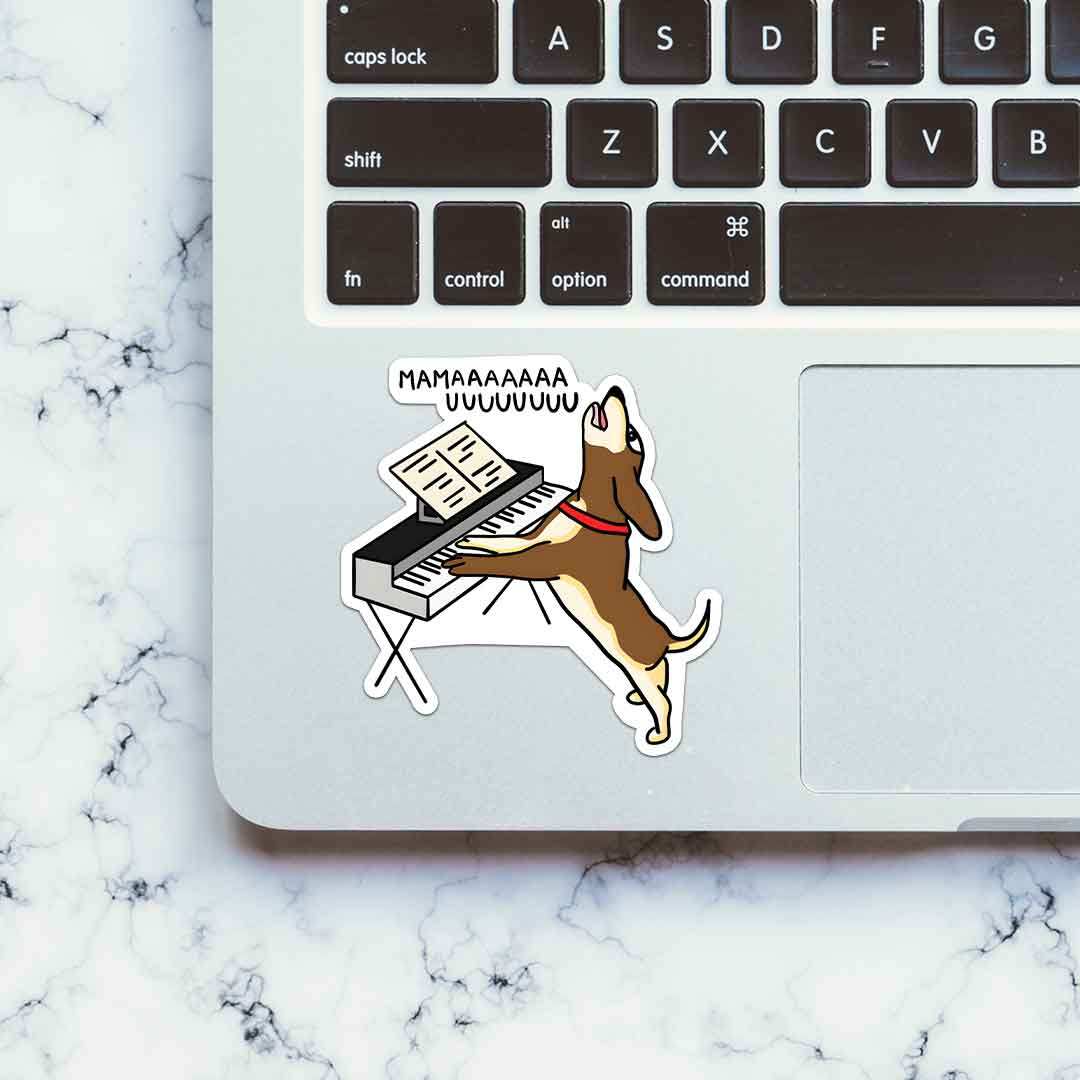 The Dog Show Sticker waterproof vinyl decal for laptop, bike, car & bottle