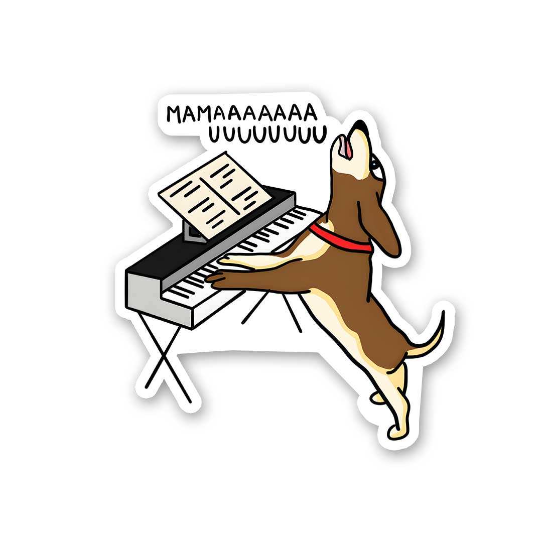 The Dog Show Sticker waterproof vinyl decal for laptop, bike, car & bottle