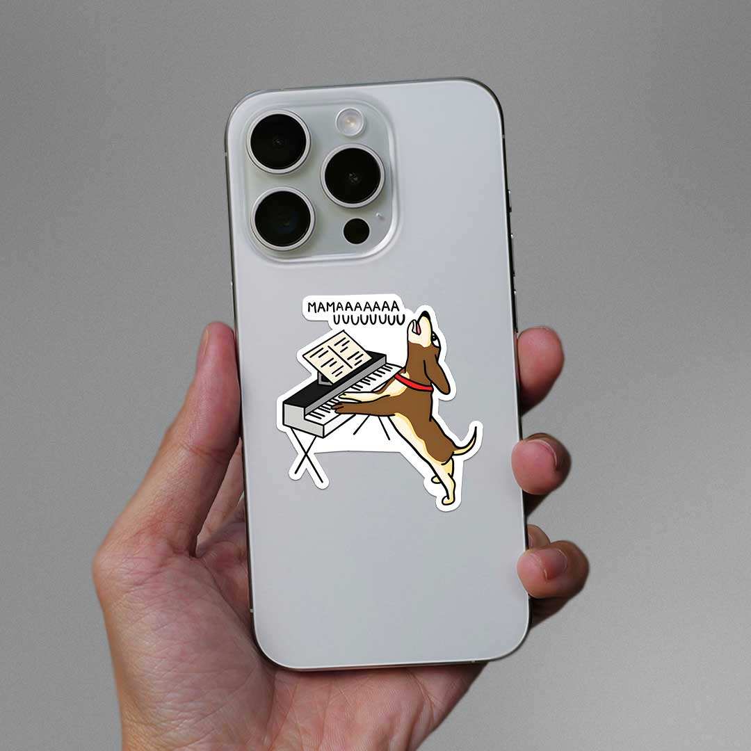 The Dog Show Sticker waterproof vinyl decal for laptop, bike, car & bottle
