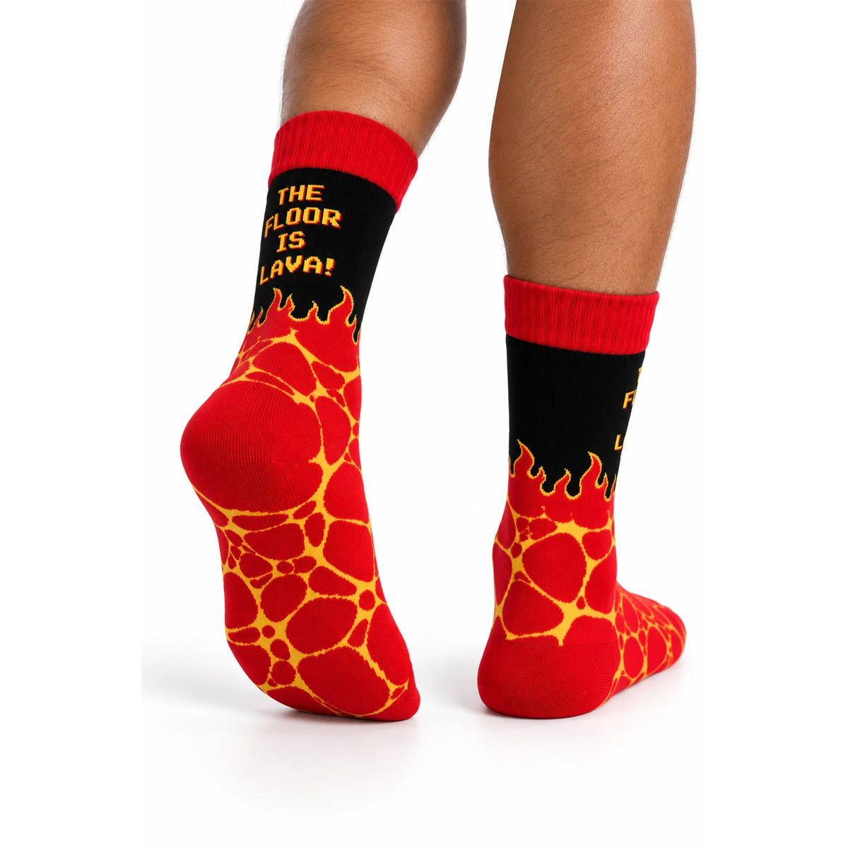 The Floor Is Lava Unisex Socks, Crew Length - Socks | STICK IT UP