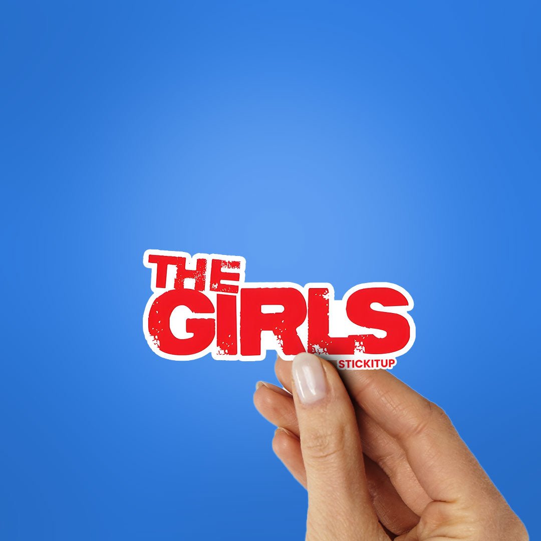 THE GIRLS Sticker waterproof vinyl decal for laptop, bike, car & bottle