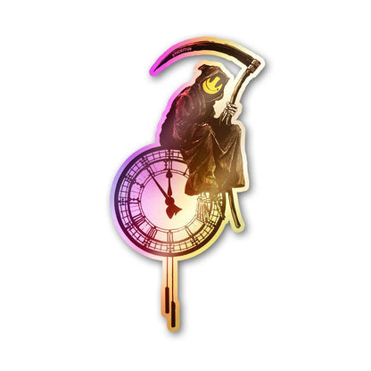 The Last Laugh Holographic Stickers waterproof vinyl decal for laptop, bike, car & bottle