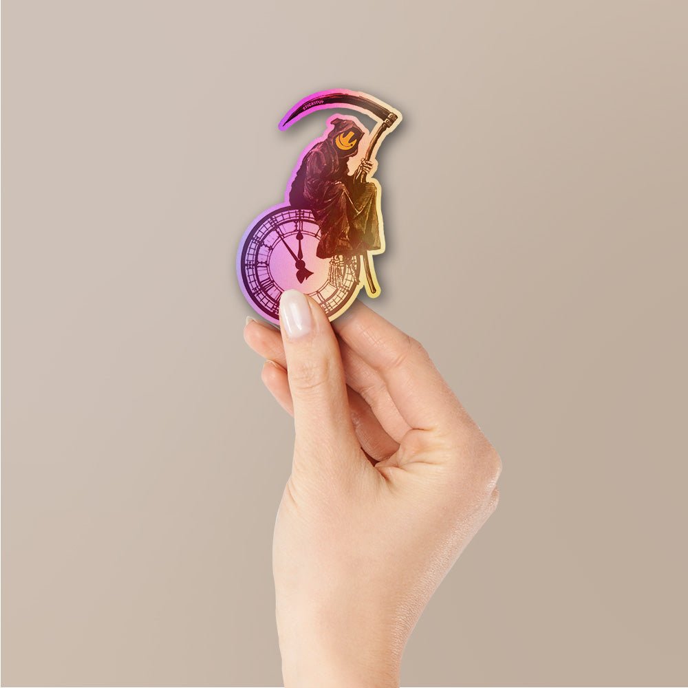 The Last Laugh Holographic Stickers waterproof vinyl decal for laptop, bike, car & bottle