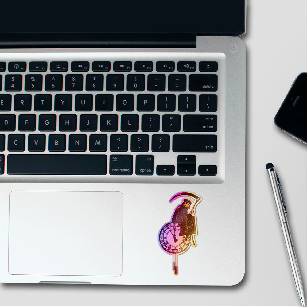 The Last Laugh Holographic Stickers waterproof vinyl decal for laptop, bike, car & bottle