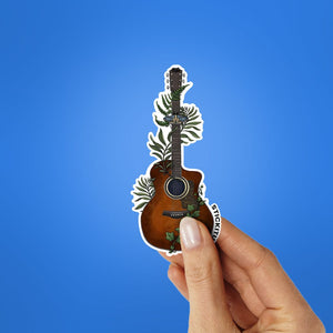 The Last of Us Guitar Sticker waterproof vinyl decal for laptop, bike, car & bottle