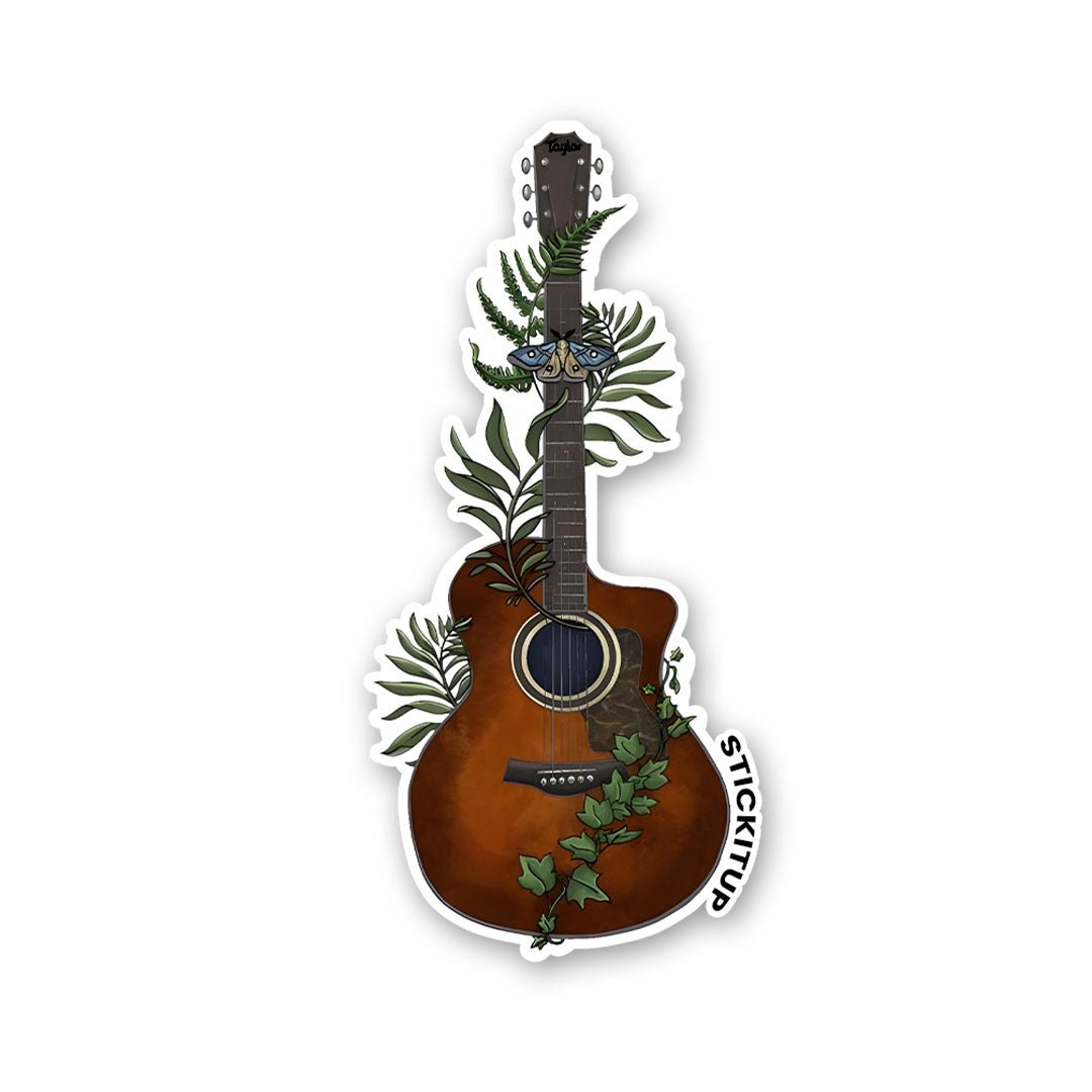 The Last of Us Guitar Sticker waterproof vinyl decal for laptop, bike, car & bottle