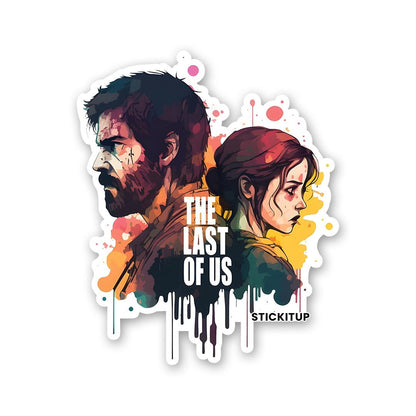 The Last Of Us Sticker waterproof vinyl decal for laptop, bike, car & bottle