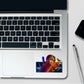 The Lone Ninja Holographic Stickers waterproof vinyl decal for laptop, bike, car & bottle