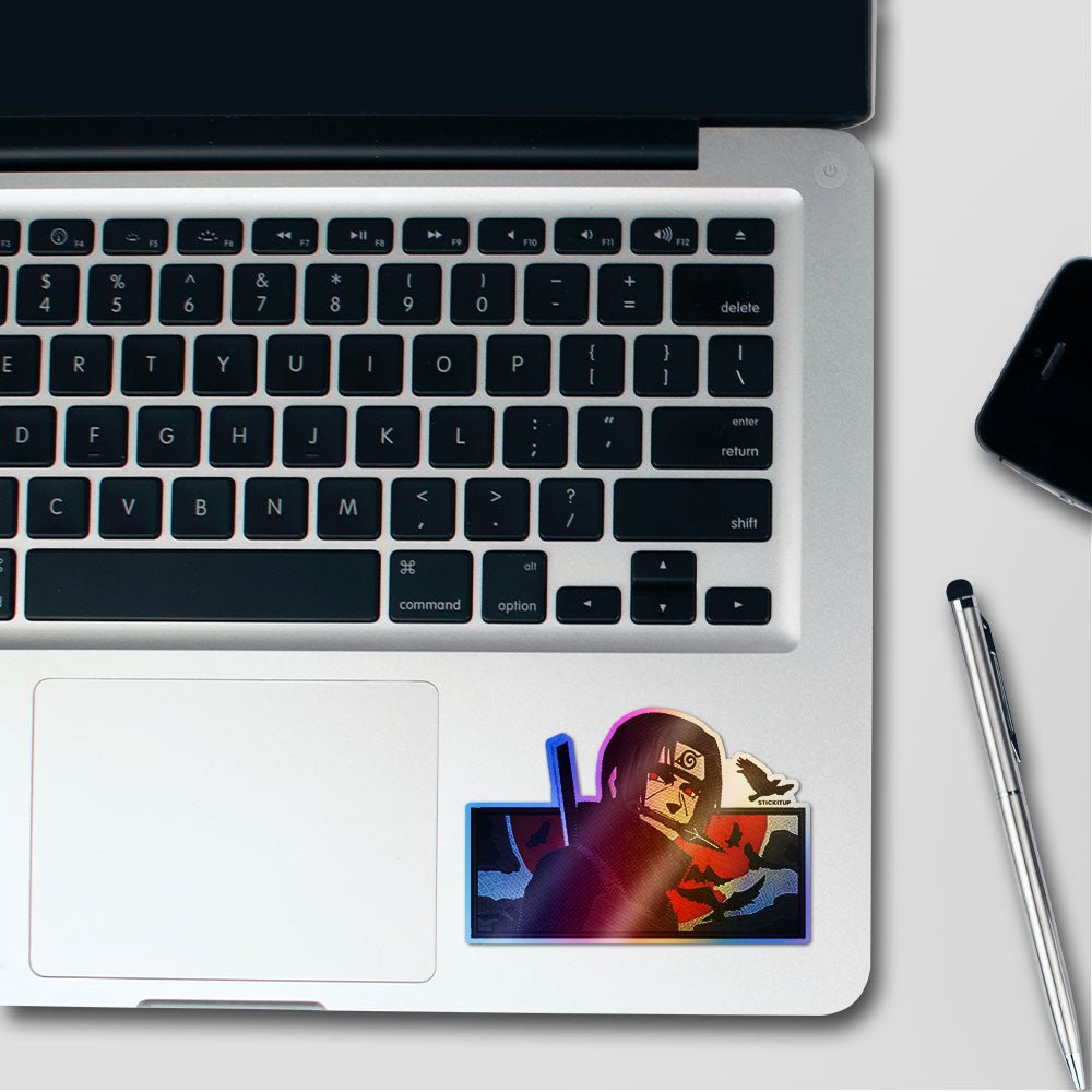 The Lone Ninja Holographic Stickers waterproof vinyl decal for laptop, bike, car & bottle