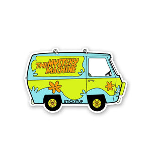 The Mystery Machine Sticker waterproof vinyl decal for laptop, bike, car & bottle