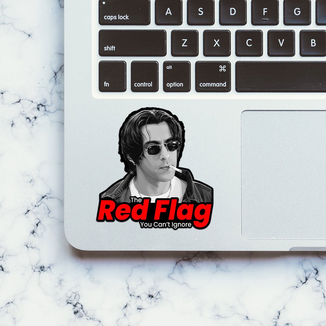 The Red Flag Sticker - Stickers | STICK IT UP