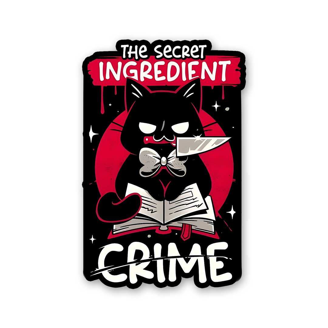 The Secret Ingredient Sticker waterproof vinyl decal for laptop, bike, car & bottle