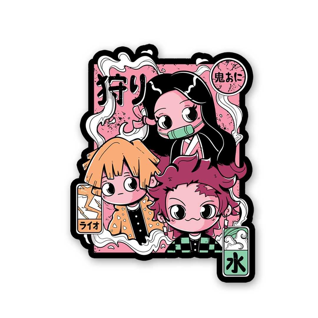 The Slayer of Demons Trio Sticker - STICK IT UP