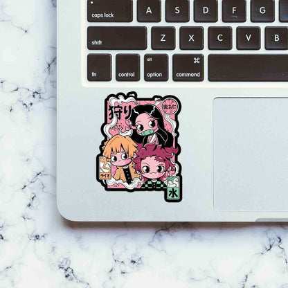 The Slayer of Demons Trio Sticker - STICK IT UP