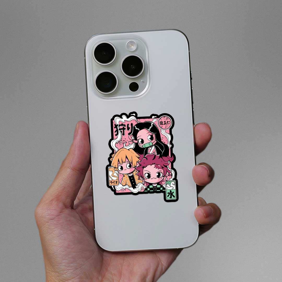 The Slayer of Demons Trio Sticker - STICK IT UP