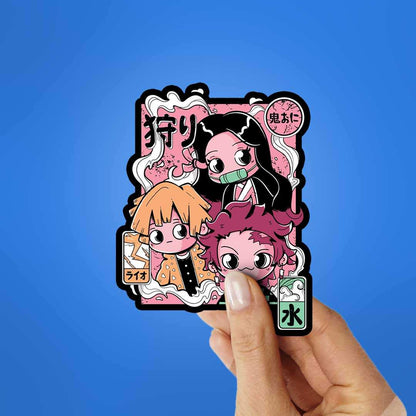 The Slayer of Demons Trio Sticker - STICK IT UP
