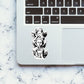 The Three Rules Sticker waterproof vinyl decal for laptop, bike, car & bottle