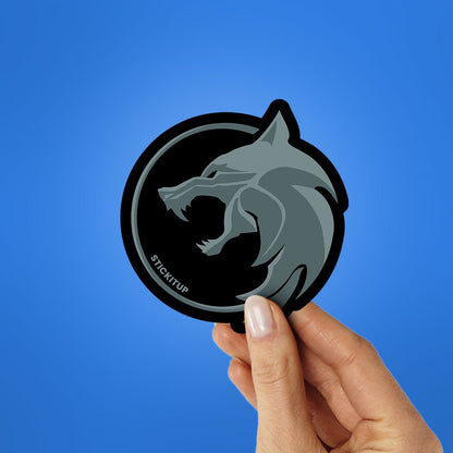 The Witcher Wolf Logo Sticker - STICK IT UP