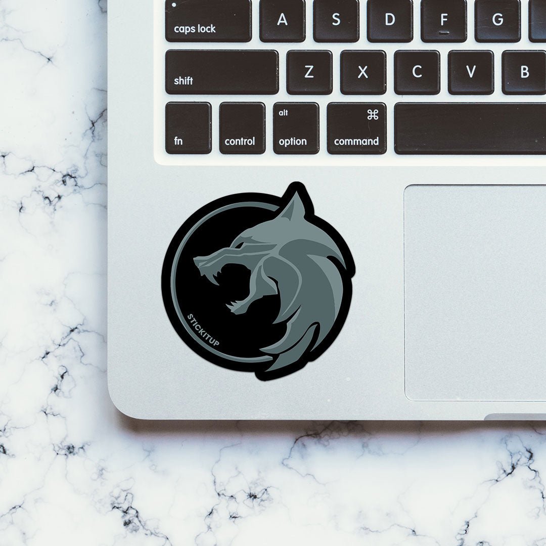 The Witcher Wolf Logo Sticker - STICK IT UP