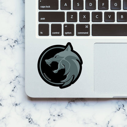 The Witcher Wolf Logo Sticker - STICK IT UP