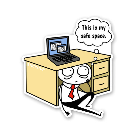 This Is My Safe Space Sticker - STICK IT UP