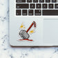 Thor Hammer Glitter Sticker waterproof vinyl decal for laptop, bike, car & bottle