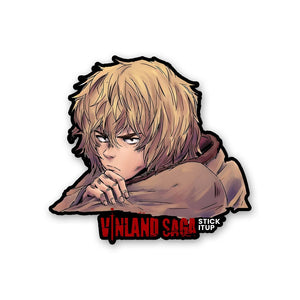 Thorfinn Sticker waterproof vinyl decal for laptop, bike, car & bottle