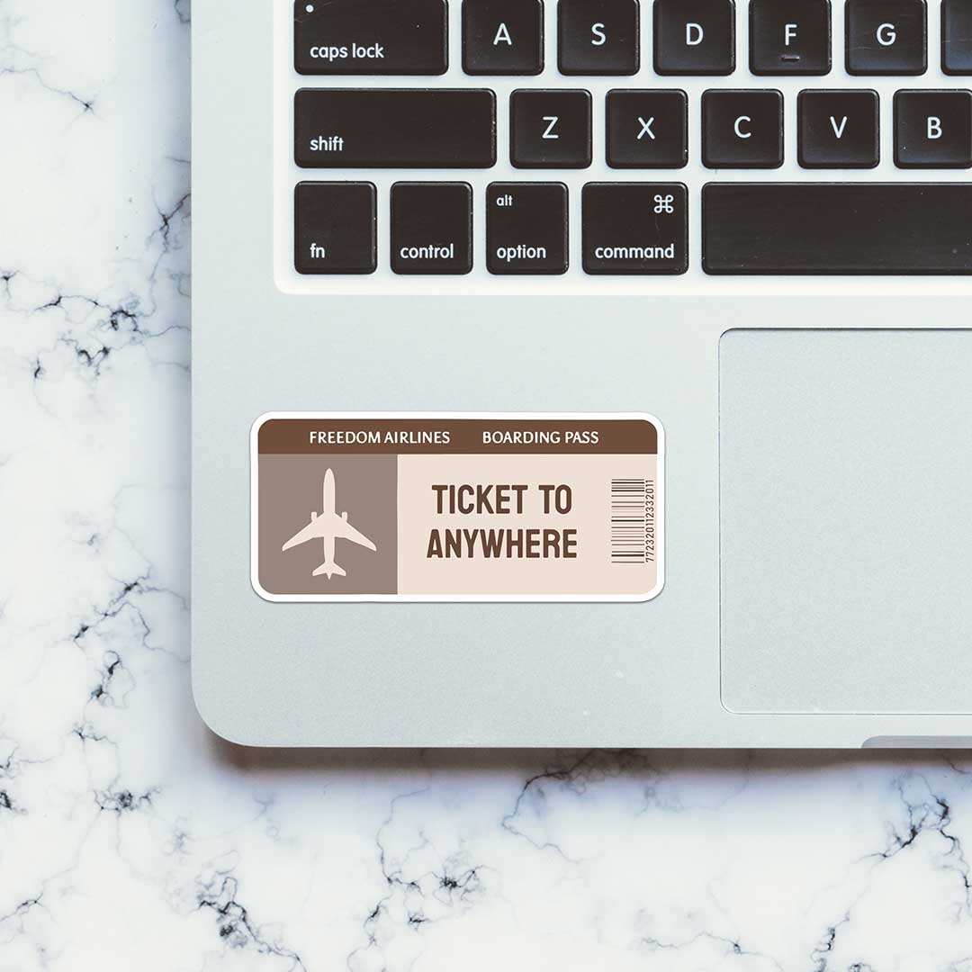 Ticket Scan Sticker Buy Ticket Sticker Online | Premium Waterproof Vinyl | STICK IT UP