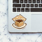 TIRAMISU Sticker waterproof vinyl decal for laptop, bike, car & bottle