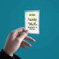 To Do List Sticker waterproof vinyl decal for laptop, bike, car & bottle