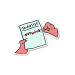 To Do List Sticker waterproof vinyl decal for laptop, bike, car & bottle