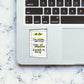 To Do List Sticker waterproof vinyl decal for laptop, bike, car & bottle