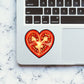 Tomato Love Sticker waterproof vinyl decal for laptop, bike, car & bottle