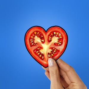 Tomato Love Sticker waterproof vinyl decal for laptop, bike, car & bottle