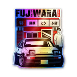 Touge Tofu Drift Holographic Stickers - Holographic stickers | STICK IT UP
