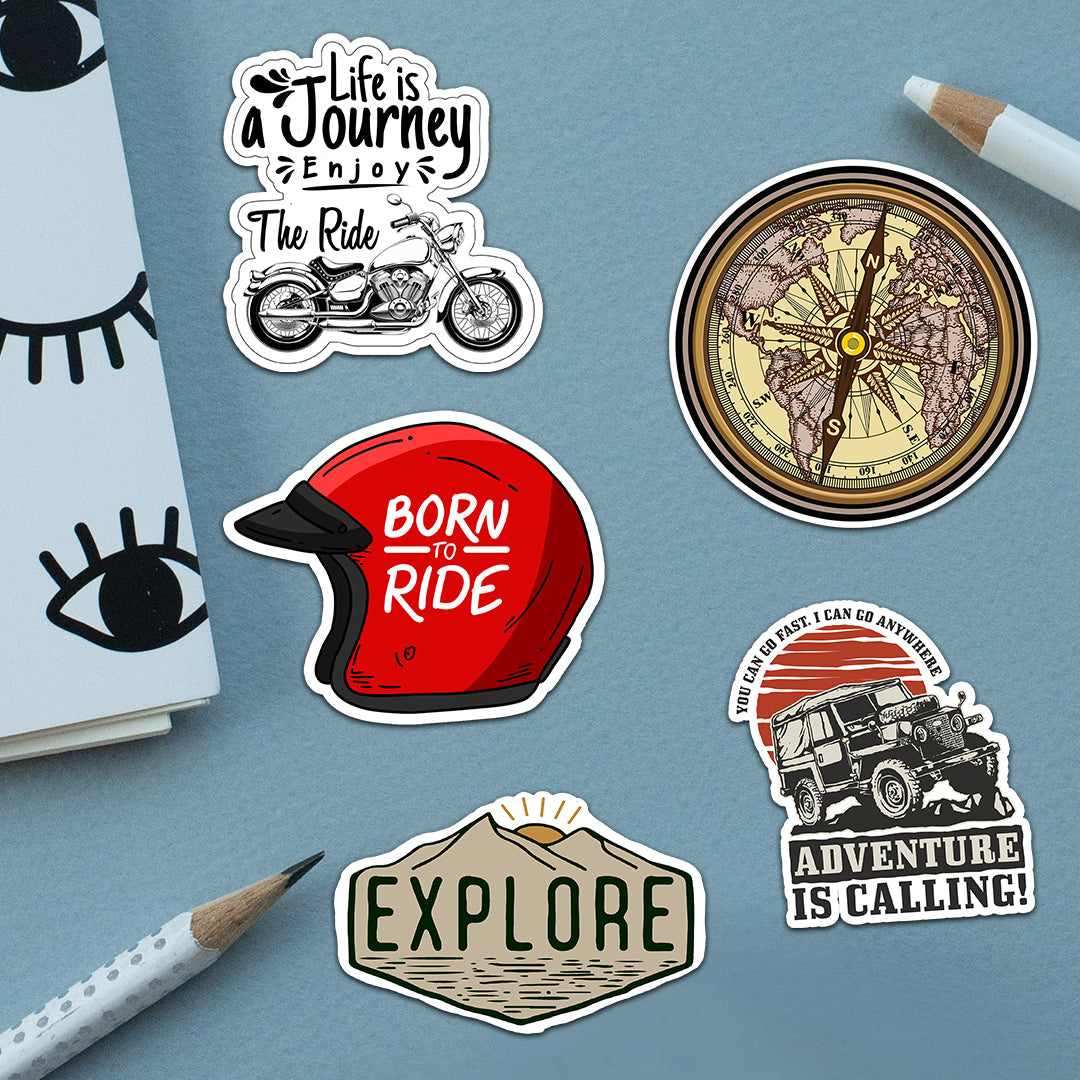 Travel Sticker Pack [5 sticker] - Sticker Packs | STICK IT UP