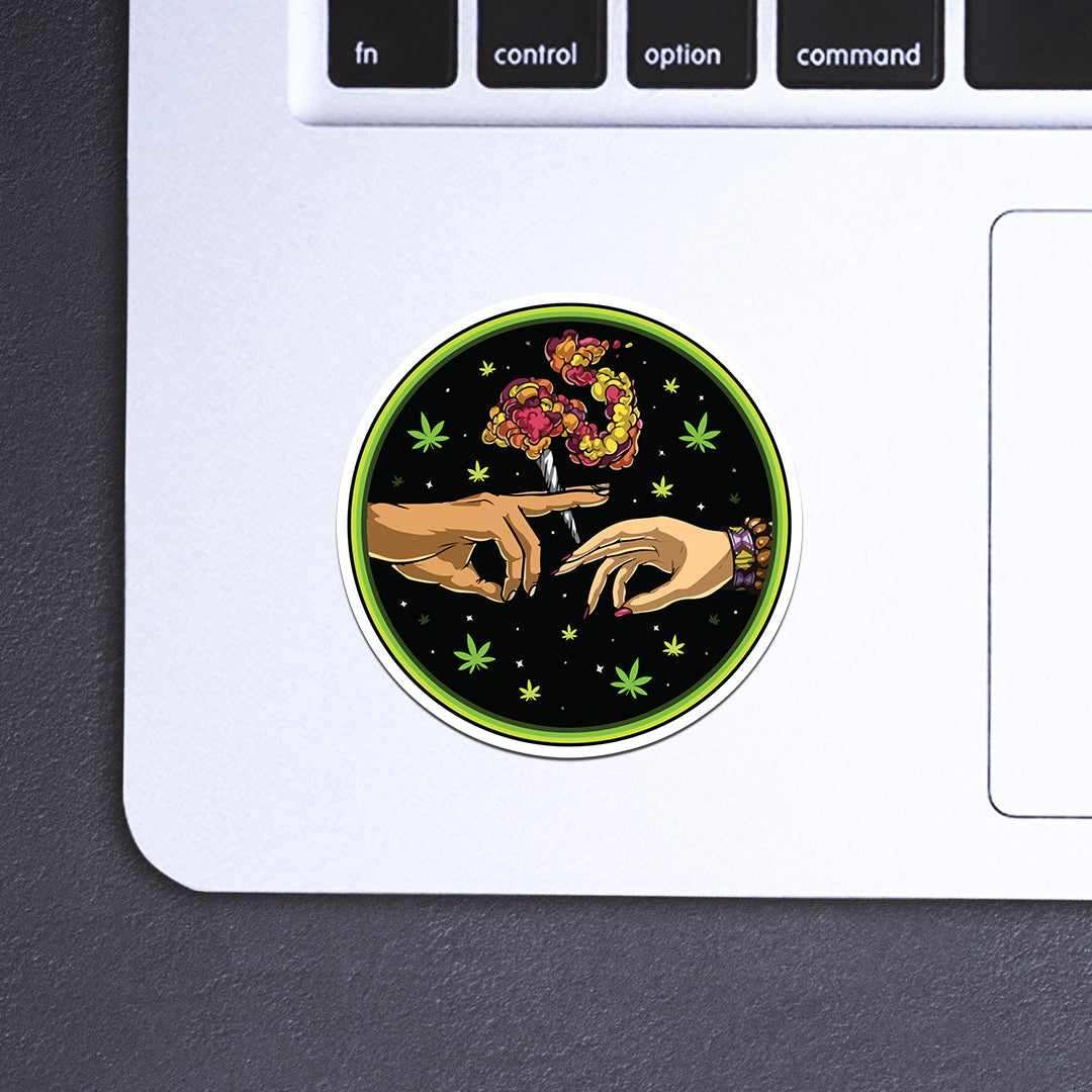 Trippy Sticker Pack [5 sticker] waterproof vinyl decal for laptop, bike, car & bottle
