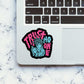 Trust No One 1.0 sticker waterproof vinyl decal for laptop, bike, car & bottle